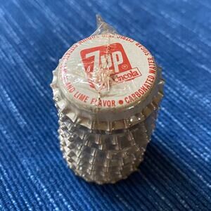 7 UP Cork Lined NOS Soda Bottle Cap Lot of 10 Seven up 7up Advertising Crafts